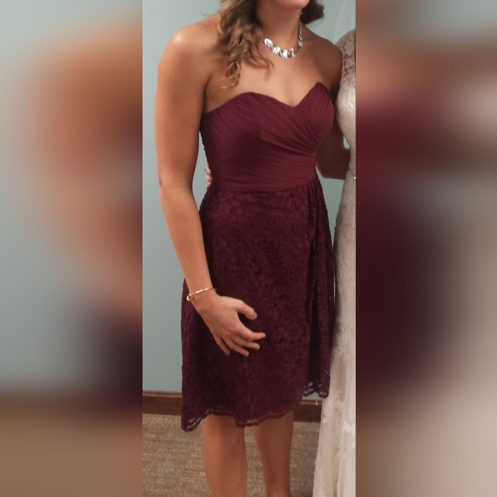 Strapless Lace Dress